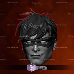 Custom Figure Head STL Collection - Jason Todd Mask Smile