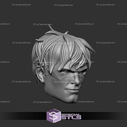 Custom Figure Head STL Collection - Jason Todd Mask Smile