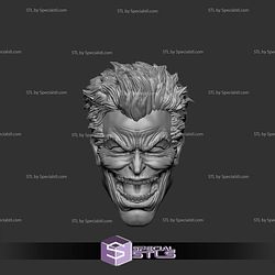 Custom Figure Head STL Collection - Joker Laughing