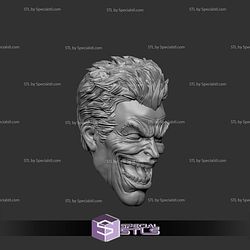 Custom Figure Head STL Collection - Joker Laughing