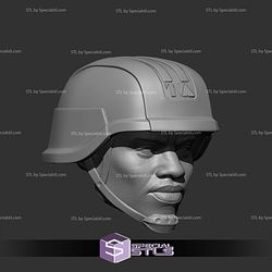 Custom Figure Head STL Collection - TVA Warrior
