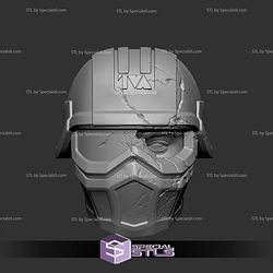 Custom Figure Head STL Collection - TVA Warrior V2 Damage