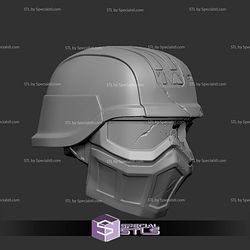 Custom Figure Head STL Collection - TVA Warrior V2 Damage
