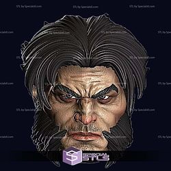 Custom Figure Head STL Collection - Wolverine Ultimate