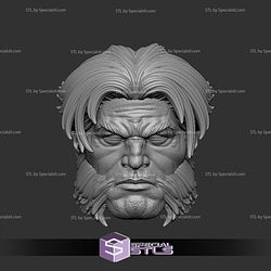 Custom Figure Head STL Collection - Wolverine Ultimate