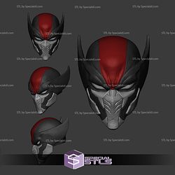 Custom Figure Head STL Collection - Wolverine Ultimate Mask