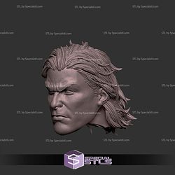 Custom Head STL Archangel Hair