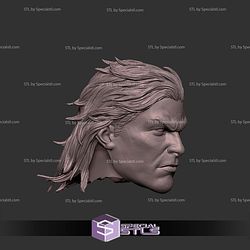 Custom Head STL Archangel Hair
