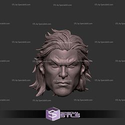 Custom Head STL Archangel Hair