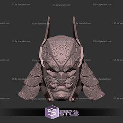 Custom Head STL Batman Samurai Demon