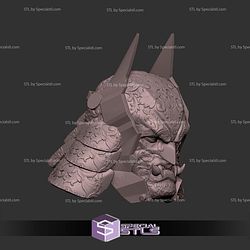 Custom Head STL Batman Samurai Demon