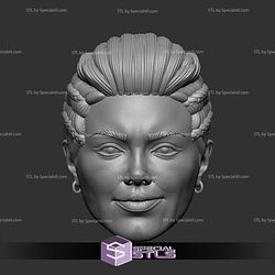 Custom Head STL Black Widow Yelena Belova Smirking