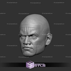 Custom Head STL Clone Captain Rex Angry