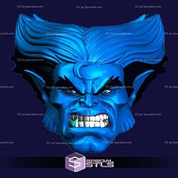 Custom Head STL Collection - Beast X Men 97 Angry