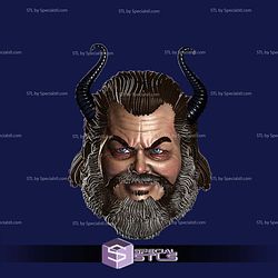 Custom Head STL Collection - Jack Black Santa