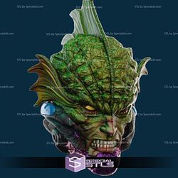 Custom Head STL Collection - Triton Mask Angry