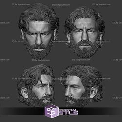 Custom Head STL Collection - Punisher Daredevil Born Again V2