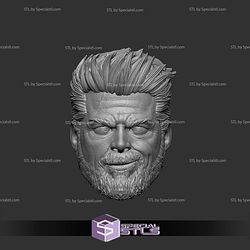Custom Head STL Collection Billy Butcher Smile