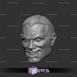 Custom Head STL Collection Black Adam Smile