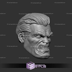 Custom Head STL Collection Old Bruce Wayne Angry