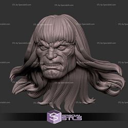 Custom Head STL Conan Angry