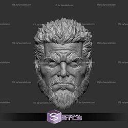 Custom Head STL Eddie Brock Beard