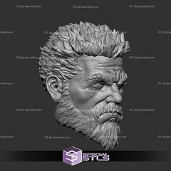Custom Head STL Eddie Brock Beard