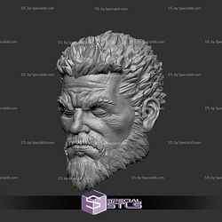 Custom Head STL Eddie Brock Beard