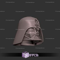 Custom Head STL Darth Vader Damage