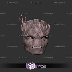 Custom Head STL Groot Normal