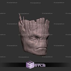 Custom Head STL Groot Normal