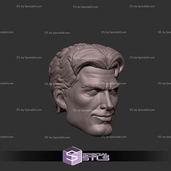Custom Head STL Mr Fantastic Smirking
