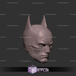 Custom Head STL The Batman Pattinson Damage