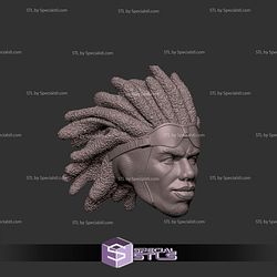 Custom Head STL Static Shock