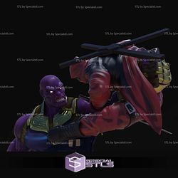 Deadpool Battle Thanos STL Files