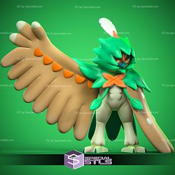 Decidueye Pokemon Complete STL Files