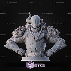 Destiny Lord Shaxx Bust STL Files