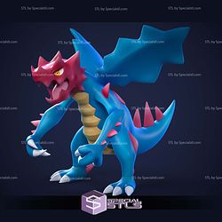 Druddigon Pokemon Complete STL Files