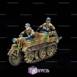 Fallschirmjager Kettenkrad RKX Miniatures