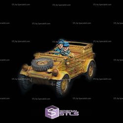 Fallschirmjager Kubelwagen RKX Miniatures