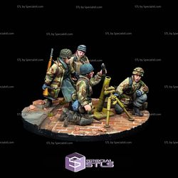 Fallschirmjager Mortar Team RKX Miniatures