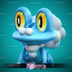 Froakie Pokemon Complete STL Files