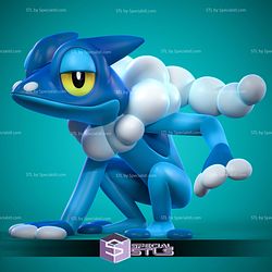 Frogadier Pokemon Complete STL Files