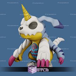Gabumon Digimon Chibi STL Files