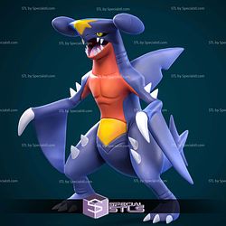 Garchomp Pokemon Complete STL Files