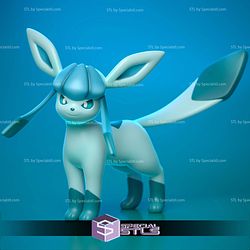 Glaceon Pokemon Complete STL Files