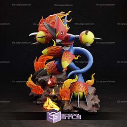 Flamedramon Digimon STL Files