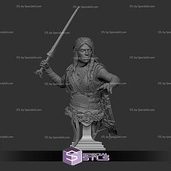 Freya God Of War Ragnarok V2 Bust STL Files