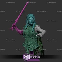 Freya God Of War Ragnarok V2 Bust STL Files