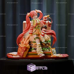Hatsune Miku Burger STL Files